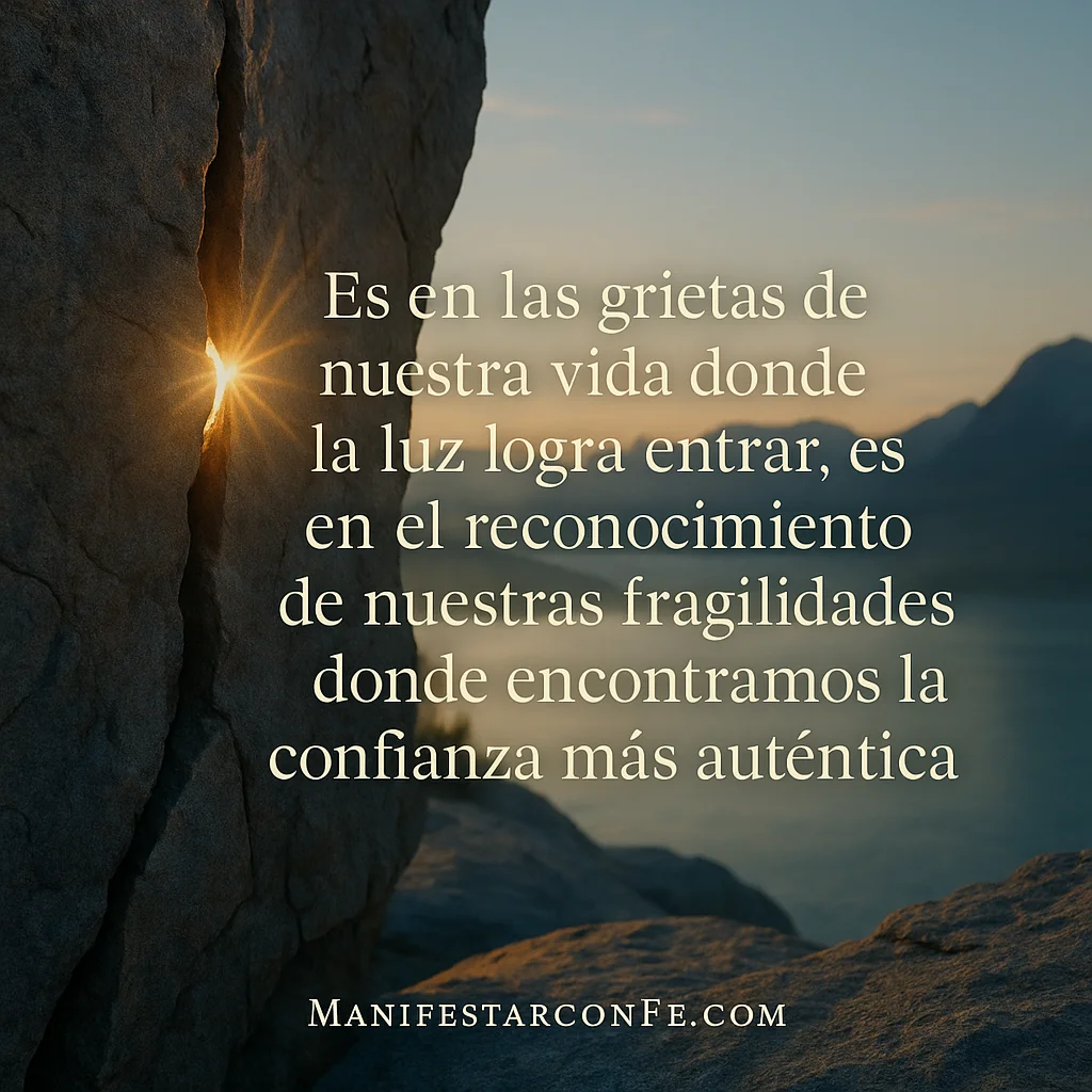 Abrazar la vulnerabilidad la fe que nace cuando aceptas tus propias fragilidades