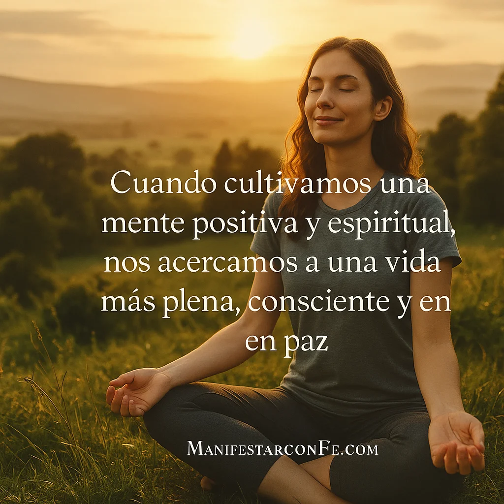 Cultivar una mente positiva y espiritual