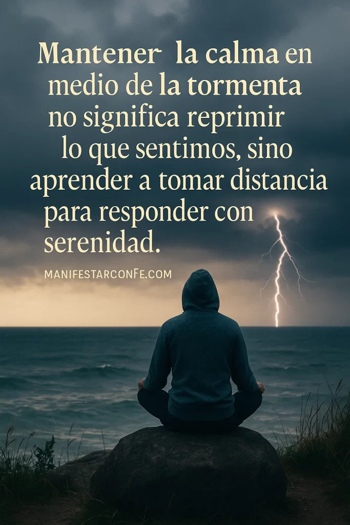 Importancia de mantener la calma
