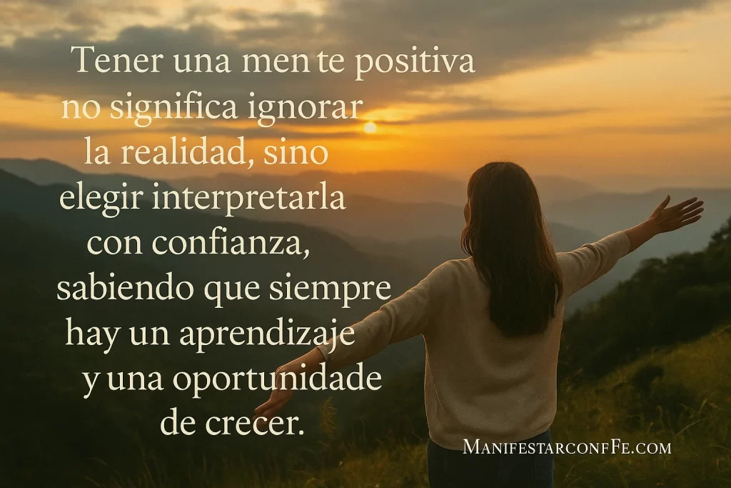 Importancia de una mente positiva y espiritual