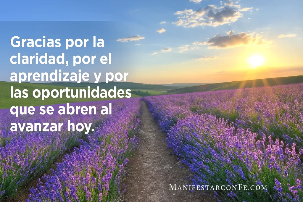 Oracion de gratitud anticipada