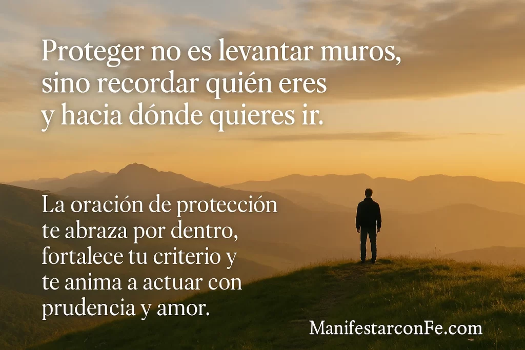 Oracion de protección para ti y tu familia