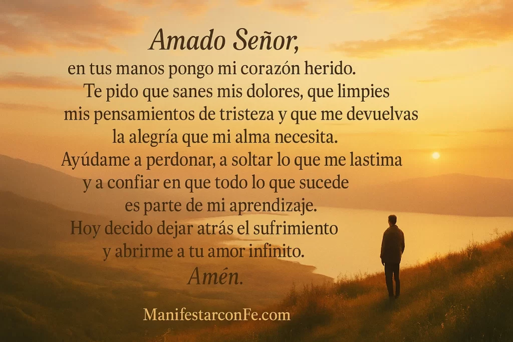 Oración para Sanar el corazón