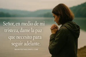 Oracion para momentos de tristeza