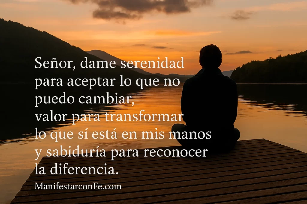 Oracion para recuperar la calma