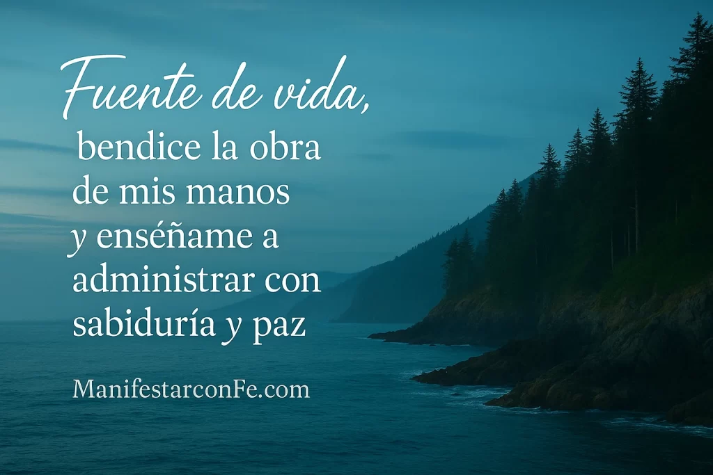 Oraciones breves para el dinero con propósito