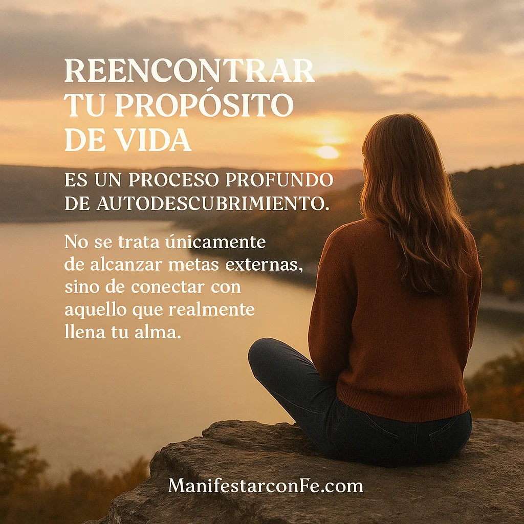 Reencontrar tu proposito de vida