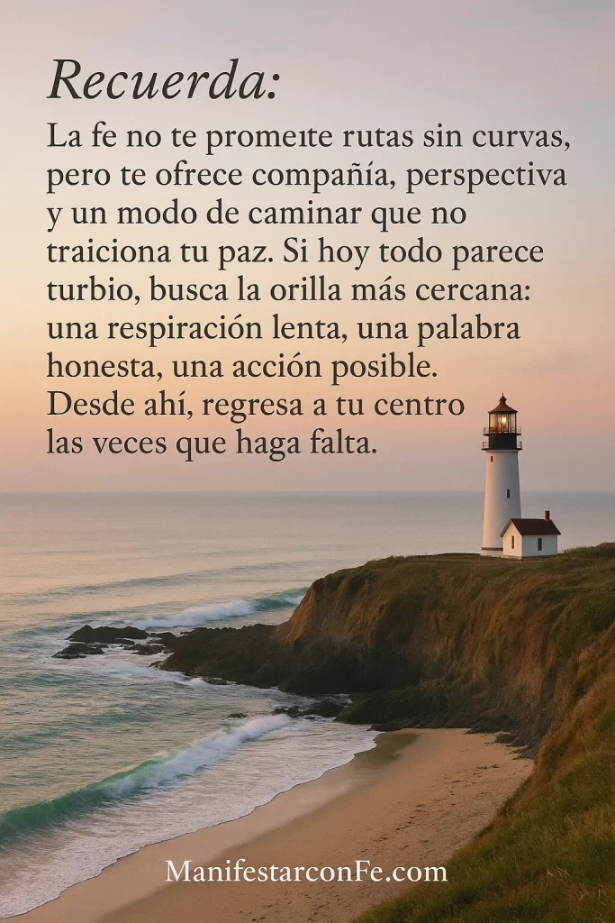 Reflexion de fe aprende el ritmo de la vida