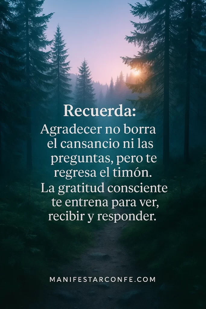 Reflexion de gratitud agradecer también es elegir