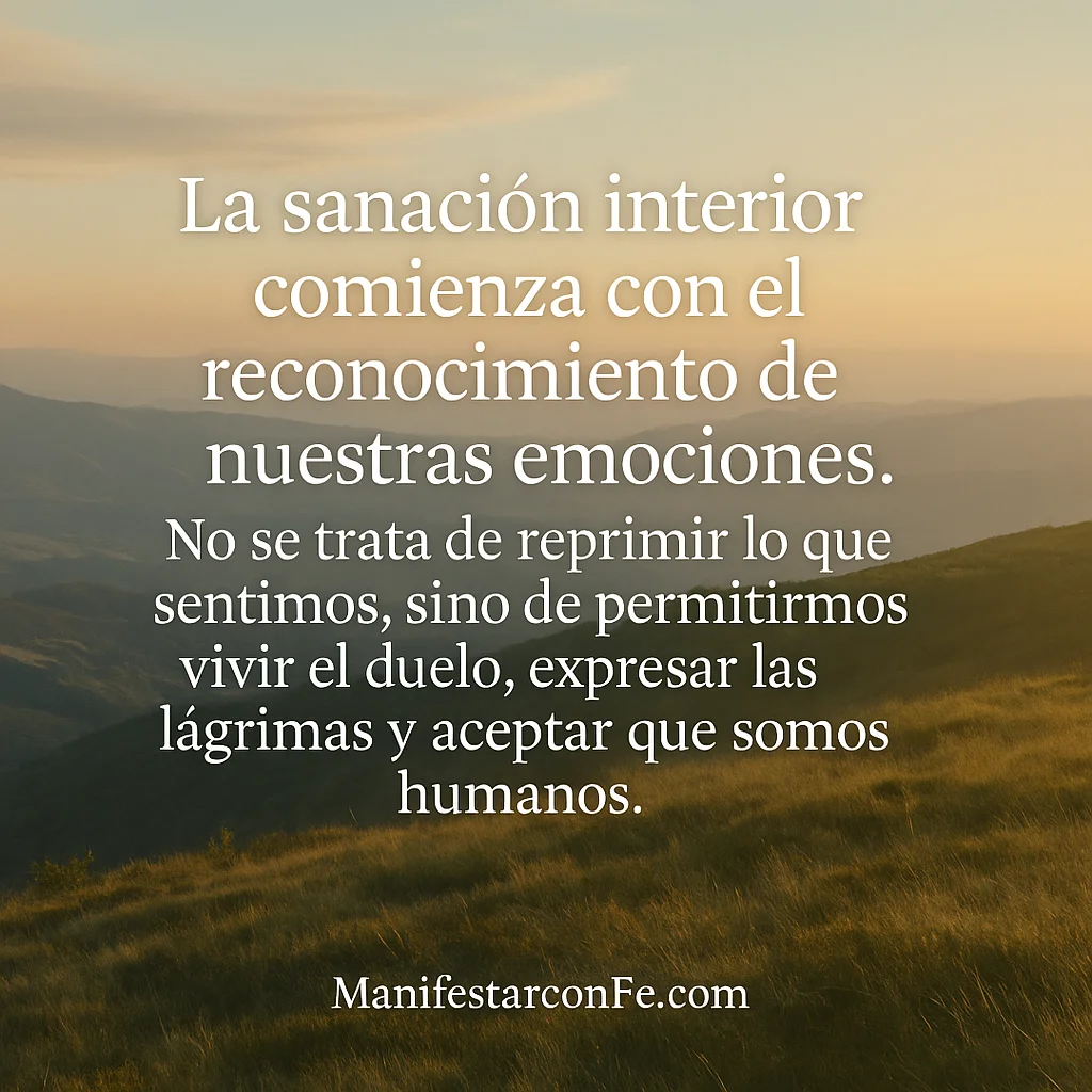 Reflexion sobre sanacion interior
