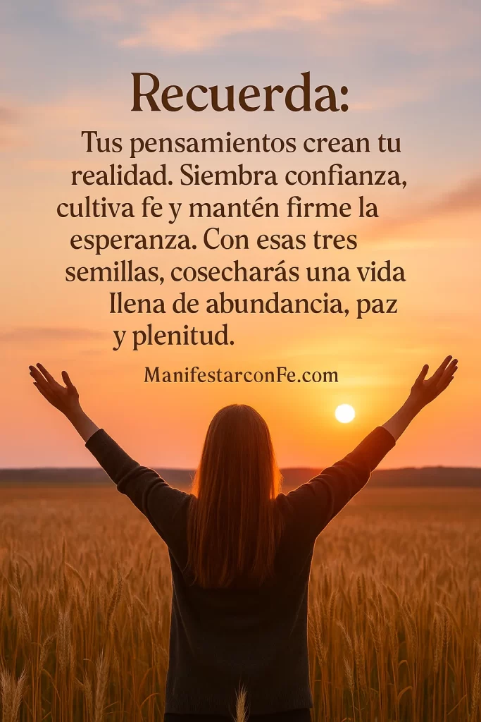 Reflexion tus pensamientos crean tu realidad